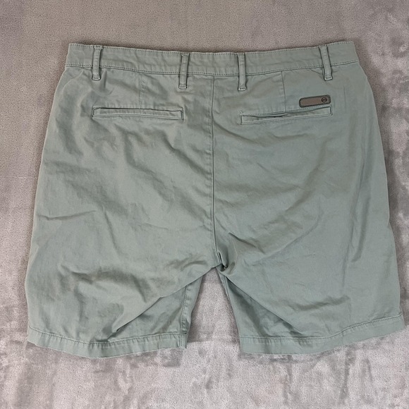 AG Adriano Goldschmied Shorts Mens 38 Green Wanderer Slim Short Chino Stretch - Picture 9 of 14